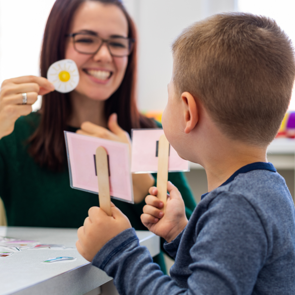 Speech therapy support visual